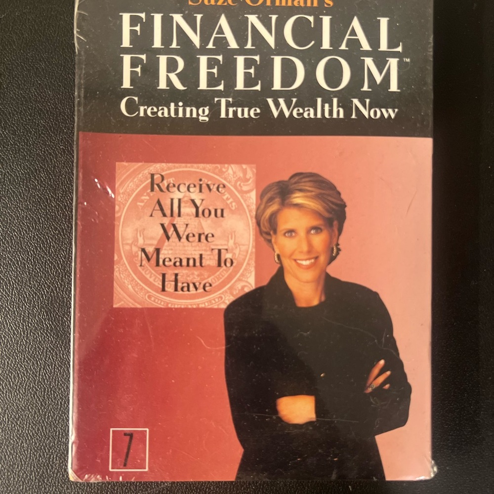 Financial Freedom: Creating Wealth Now #7 (Cassette Tape, 1998) Suze New Sealed